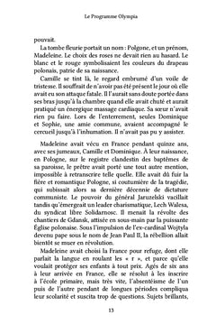 Le Programme Olympia