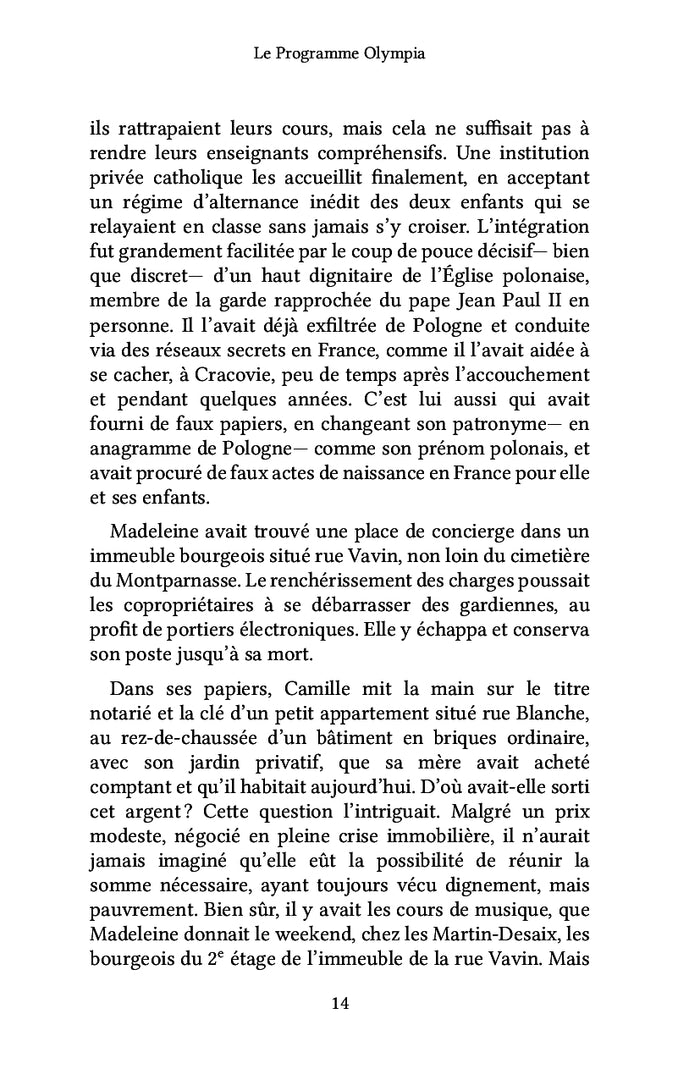 Le Programme Olympia