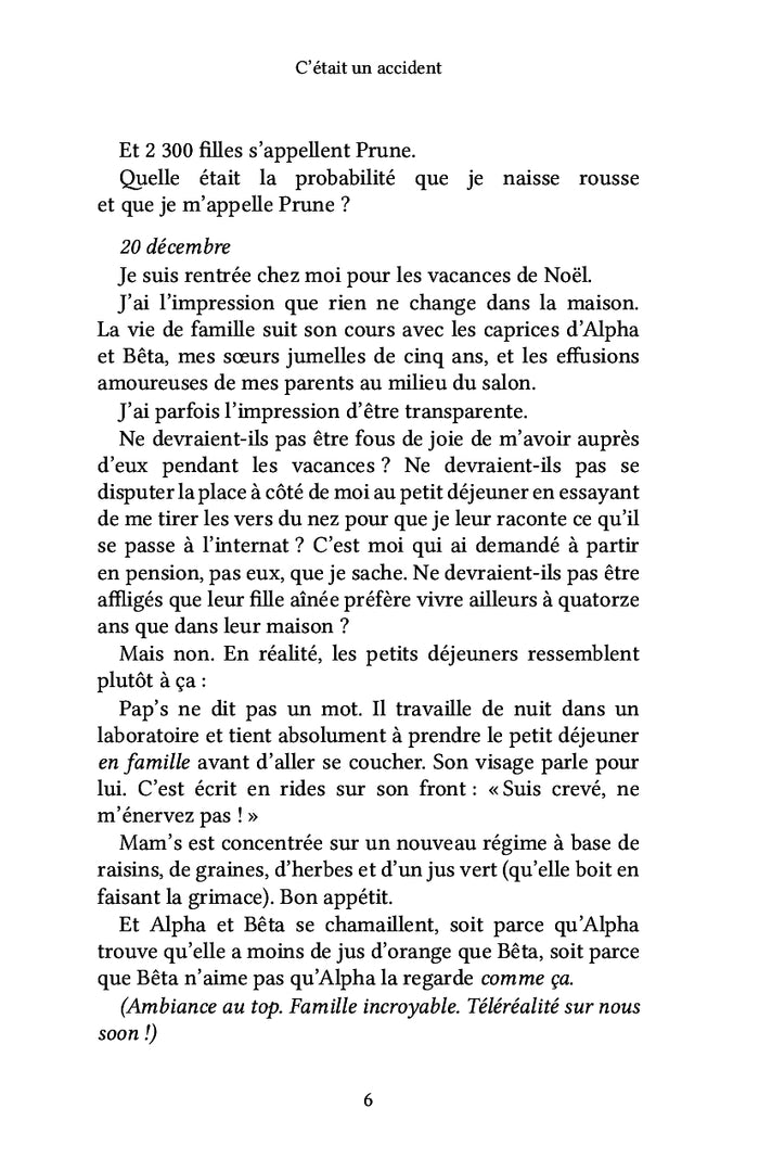 C'était un accident