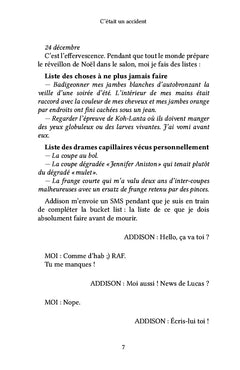 C'était un accident