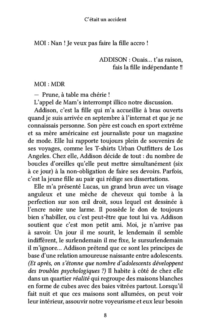 C'était un accident