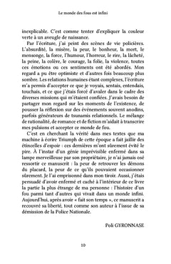 Le monde des fous est infini