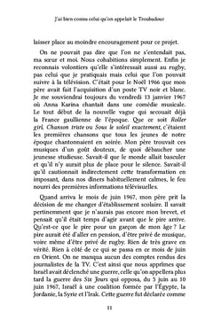 J'ai bien connu celui qu'on appelait le Troubadour