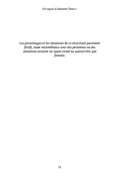 Un espoir d'automne