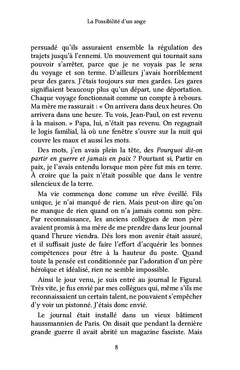 La Possibilité d'un ange