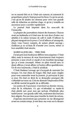 La Possibilité d'un ange