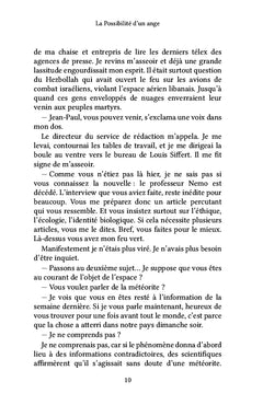 La Possibilité d'un ange