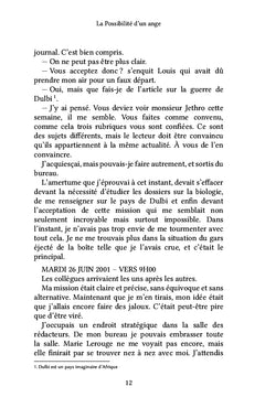 La Possibilité d'un ange