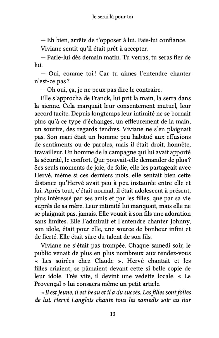 Je serai là pour toi