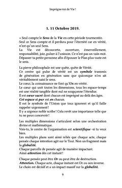Imprègne-toi de Vie !