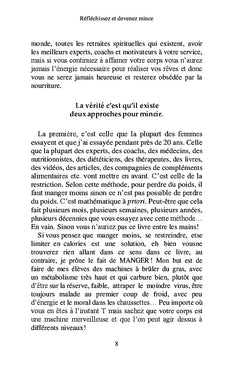 Réfléchissez et devenez mince