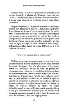 Réfléchissez et devenez mince