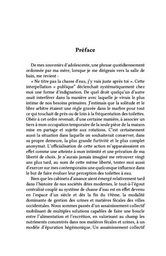 Je m'occupe de mes fèces... Et de mes urines