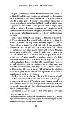 Je m'occupe de mes fèces... Et de mes urines