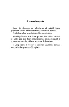 Cinq siècles à rebours