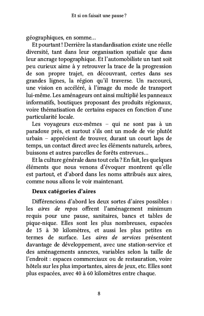 Et si on faisait une pause ?