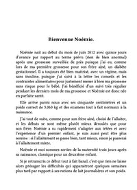 Ne dites jamais qu'un enfant ne se laisse pas mourir de faim !!!
