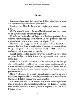 Trois âmes, trois femmes, une destinée