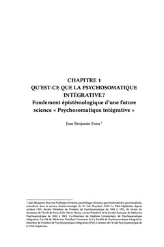 L'être humain est une unité psychosomatique