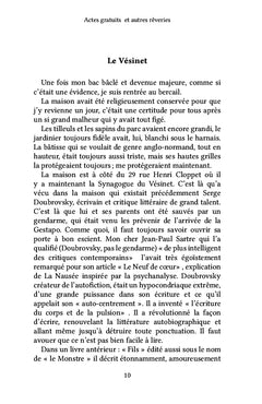 Actes gratuits et autres rêveries