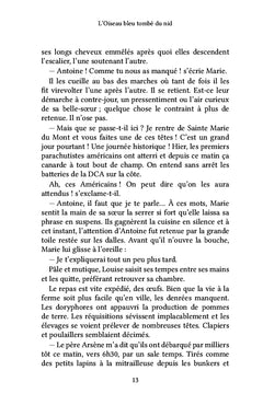 L'oiseau bleu tombé du nid