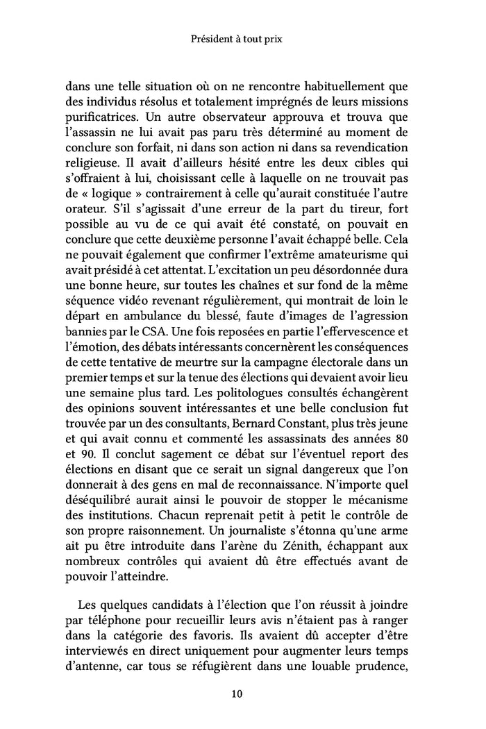 Président à tout prix