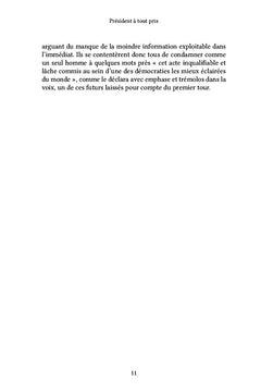 Président à tout prix