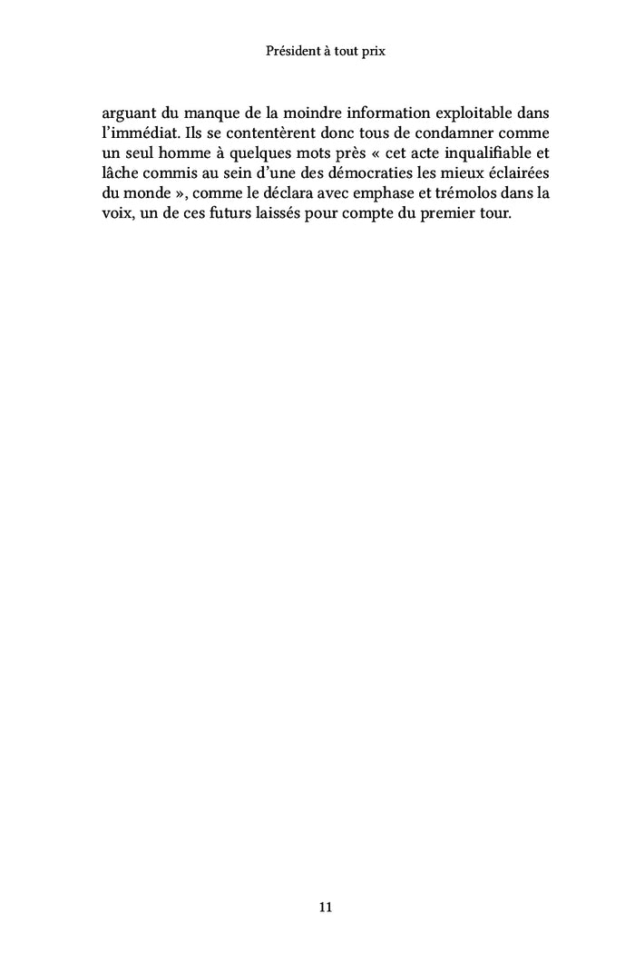 Président à tout prix