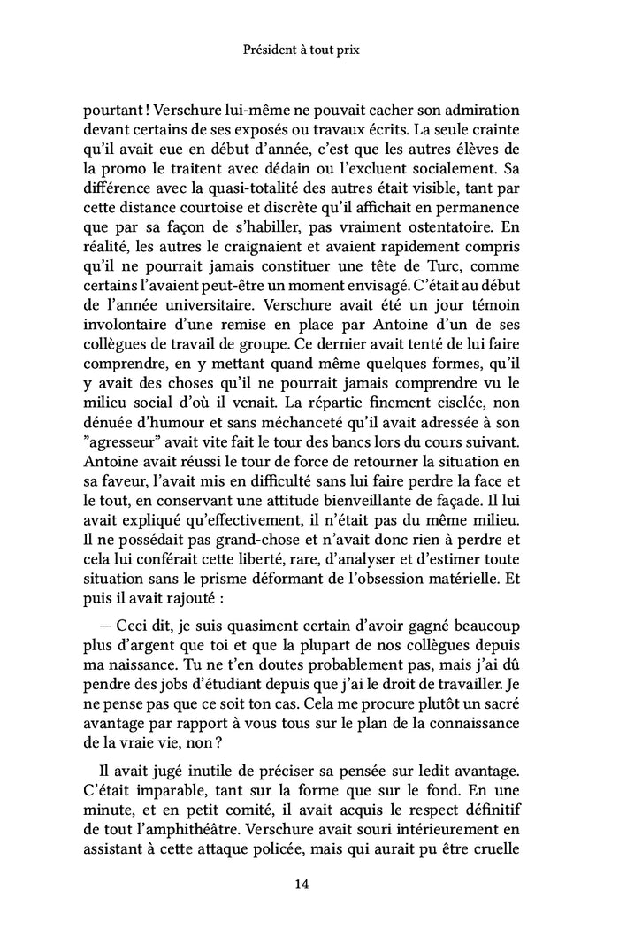 Président à tout prix