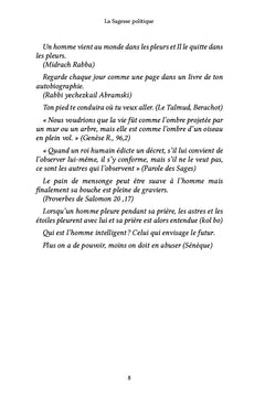La sagesse politique