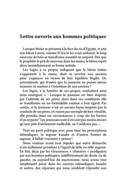 La sagesse politique