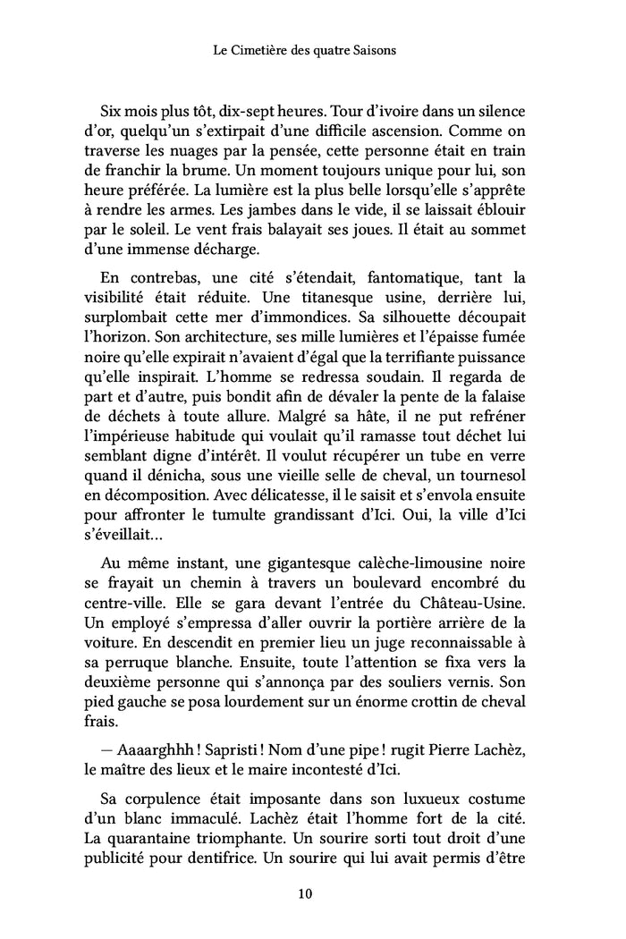 Le cimetière des quatre saisons