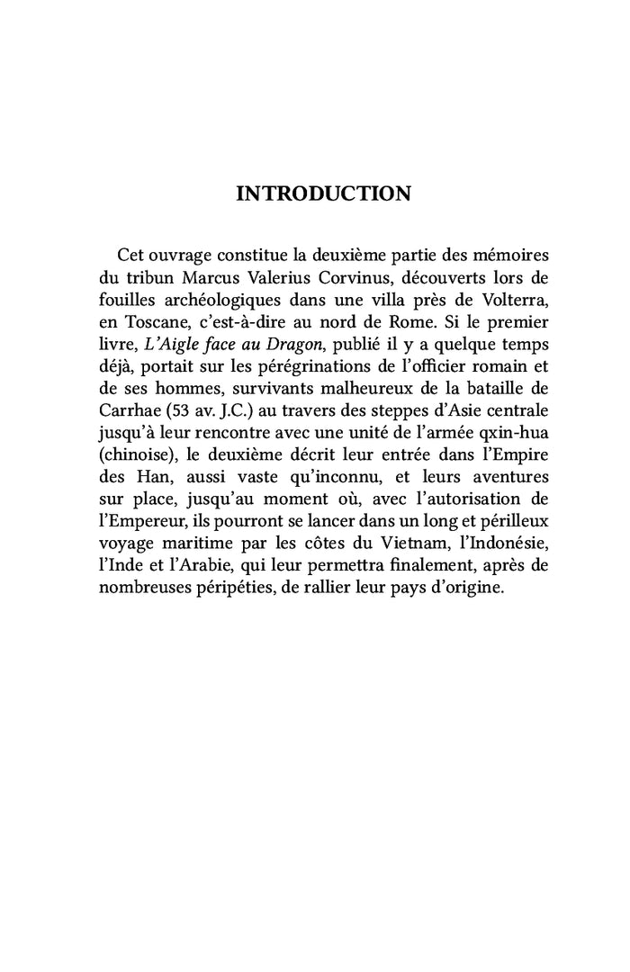 L'Aigle au-delà de la Grande Muraille