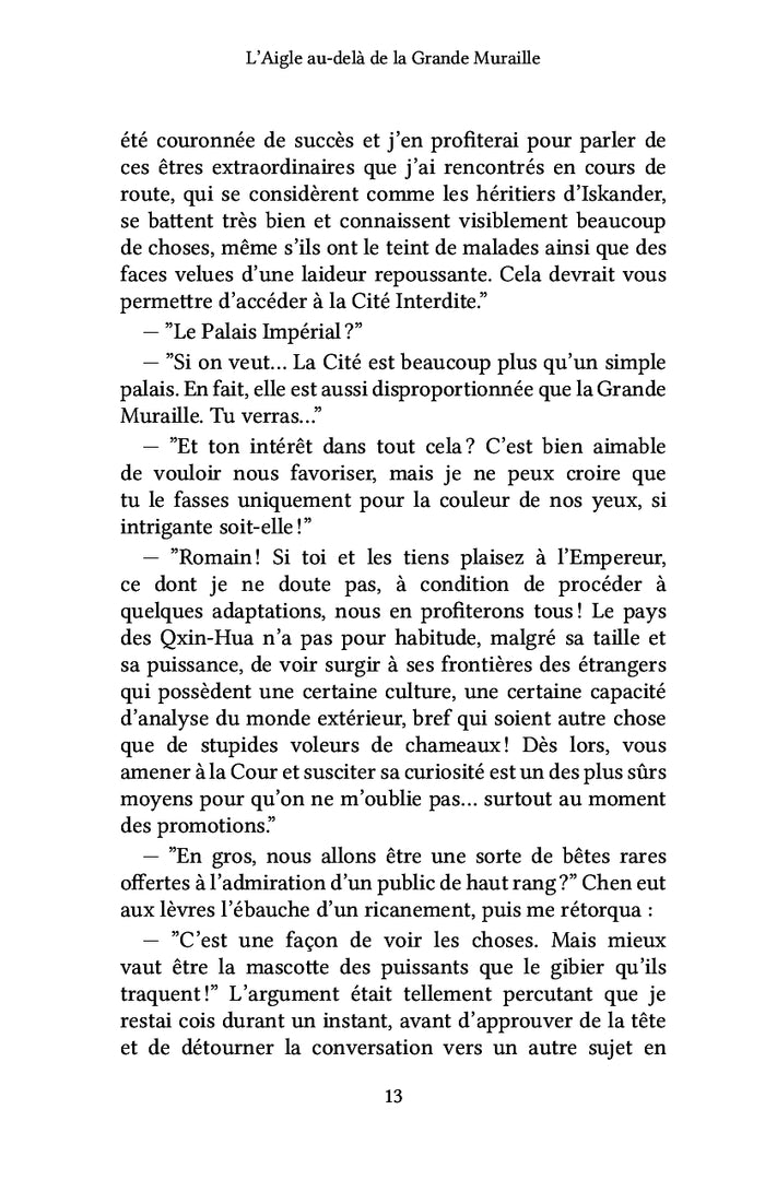 L'Aigle au-delà de la Grande Muraille