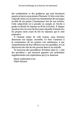 Dis-moi tes blocages, je te dirai tes vies antérieures