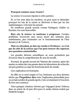Le sens de la vie