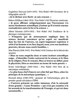 Le sens de la vie