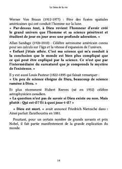 Le sens de la vie