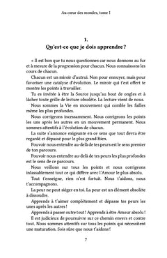 Au coeur des mondes, tome I