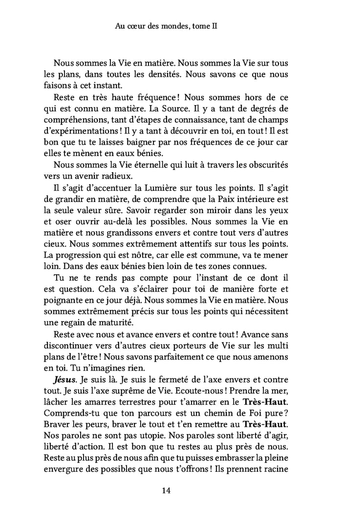 Au coeur des mondes, tome II