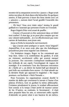 Les Vieux, tome I