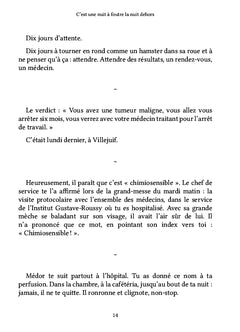 C'est une nuit à foutre la nuit dehors
