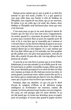 Le jour où je serai orphelin