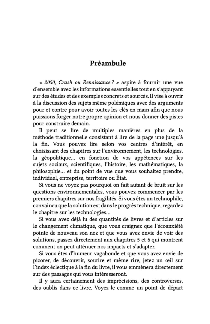 2050 crash ou renaissance ?