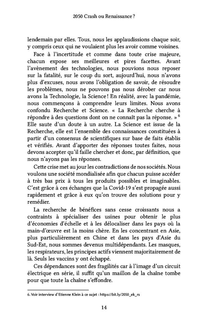 2050 crash ou renaissance ?