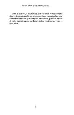 Puisqu'il faut qu'il y ait une justice...