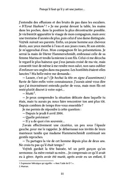 Puisqu'il faut qu'il y ait une justice...