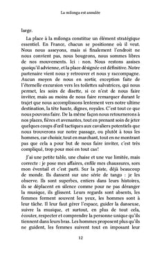 La milonga est annulée