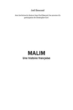 MALIM Une histoire française