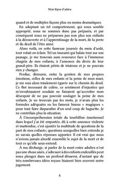 Mon bijou d'adieu